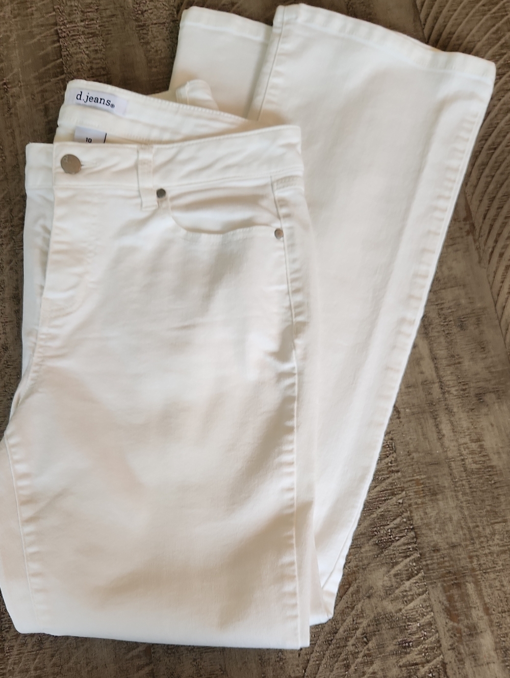 d. jeans White Women's Straight-Leg Jeans